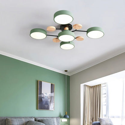 Scandinavian LED Ceiling Light – Modern Branch Design with Warm White Illumination & Energy Efficient Technology