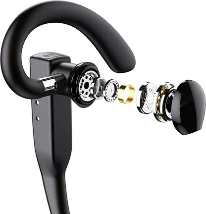 Trucker Dual Mic Wireless Bluetooth 5.1 Noise Cancelling Headset & Earbuds