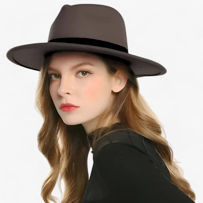 Lena Wool Fedora Hat – Stay Warm in Timeless Style