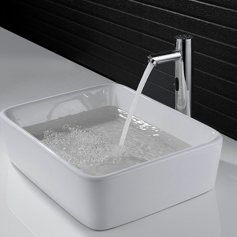 AquaSense Automatic Infrared Sensor Tap – Touchless Water Control for Hygiene & Efficiency