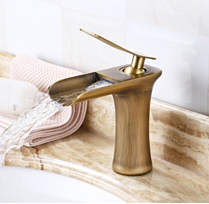 Modern Waterfall Bathroom Tap – Stylish Design & Elegant Water Flow
