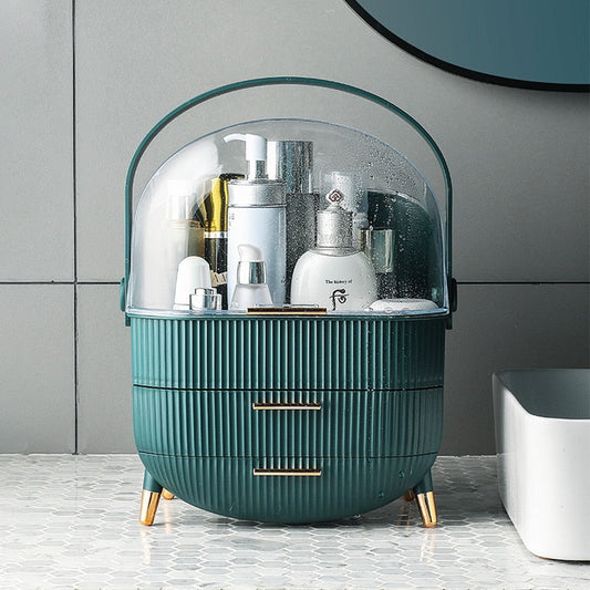 Elegant Makeup Organizer – Stylish Cosmetic Storage with Compartments