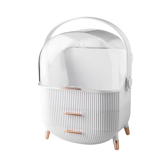 Elegant Makeup Organizer – Stylish Cosmetic Storage with Compartments