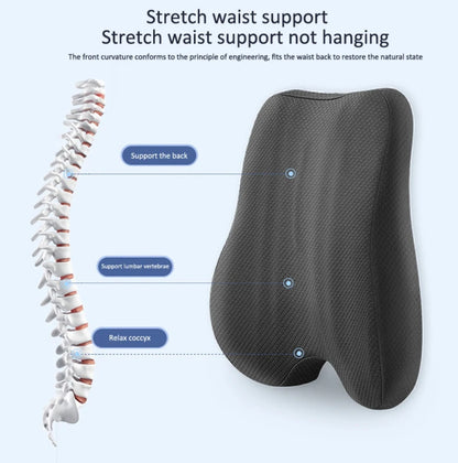 Ergonomic Memory Foam Seat & Back Cushion – Ultimate Comfort for Office Chairs