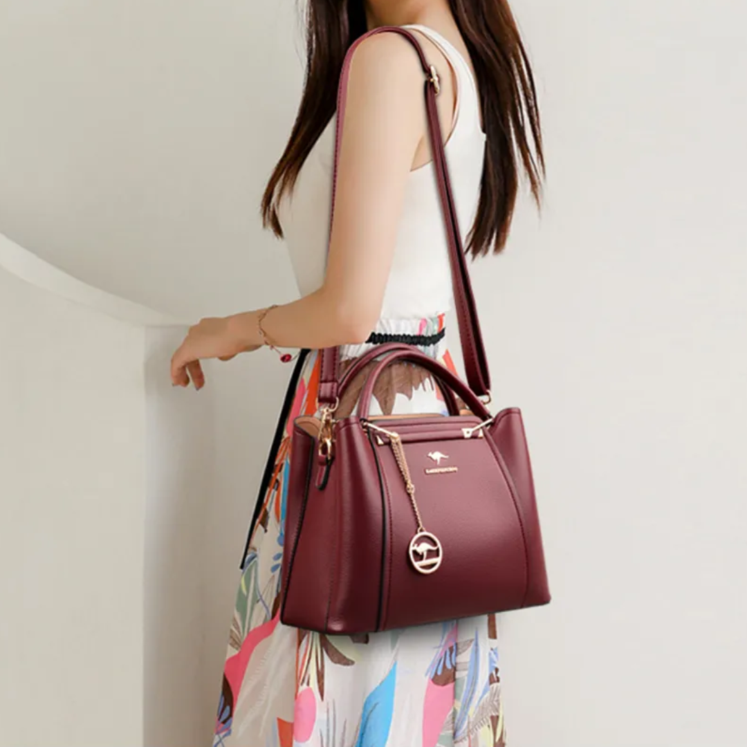 Vivian Luxury Shoulder Bag – Elegant PU Leather Handbag with Crossbody Strap