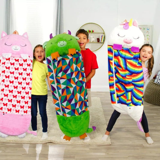 SnugglePals Kids Animal Sleeping Bag – Soft, Cozy & Fun Sleep Sack for Boys and Girls