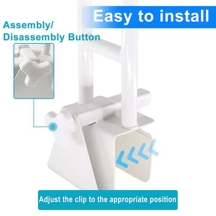 Bathtub Safety Grab Bar for Seniors & Mobility Support – No Drill, Secure Bathroom Handle