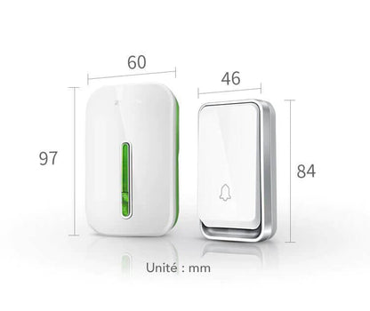 Wireless Smart Doorbell – Battery-Free, Waterproof & Energy-Efficient Outdoor Doorbell