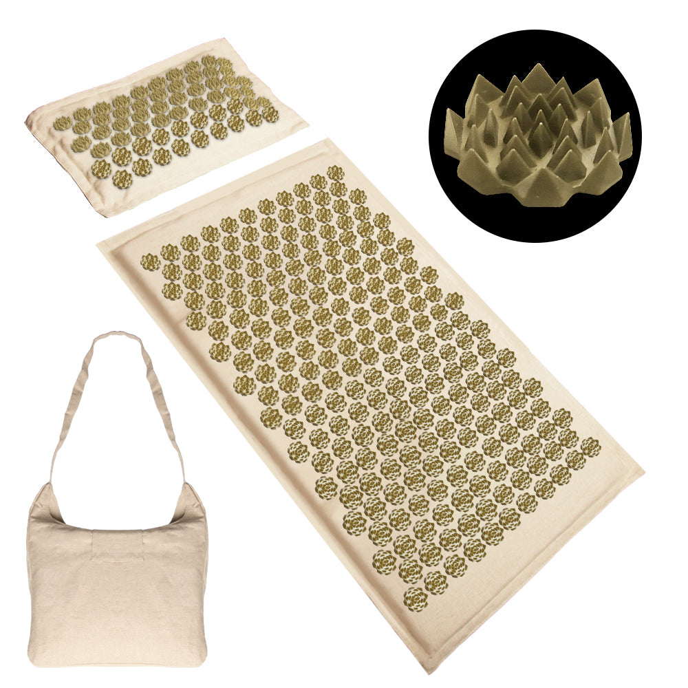 Acupressure Mat with Flat Pillow – Ultimate Relaxation & Pain Relief