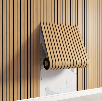 StickieFast 3D Wall Panels – Self-Adhesive PVC Panels with Realistic Wood Texture