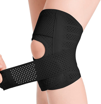 Elite Knee Support Strap | Adjustable Compression Brace for Pain Relief & Sports