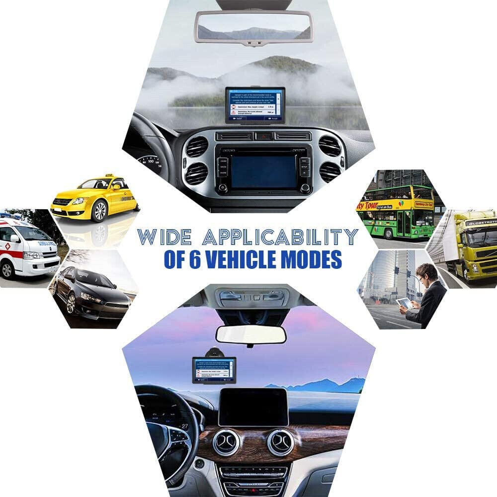 7" GPS Navigation System – 2025 Upgraded Sat Nav for Cars & Trucks