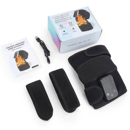 Multi-Functional Knee Massager Brace With Heat for Knee Pain and Recovery